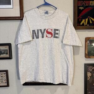 Vintage 90s NYSE New York Stock Exchange RARE Designer Shirt Mens Size XL